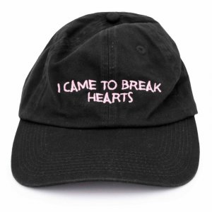 Смешанная черно-розовая кепка с вышивкой «Я пришла разбивать сердца» NASASEASONS