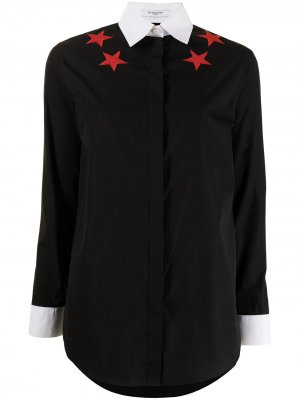 Рубашка с нашивками Givenchy Pre-Owned. Цвет: черный