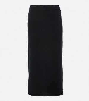Кашемировая юбка-карандаш , черный JARDIN DES ORANGERS