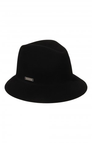 Шерстяная шляпа manzoni24. Цвет: чёрный