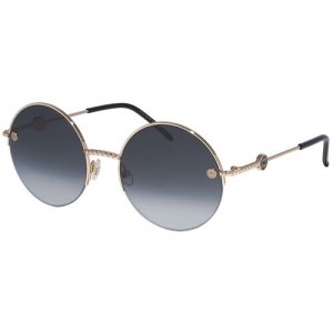 Солнцезащитные очки , серый, золотой Elie Saab. Цвет: серый