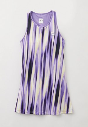 Платье Fila. Цвет: фиолетовый
