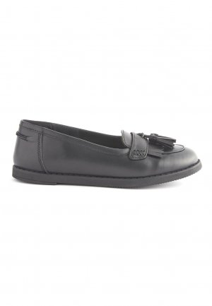 Слипоны School Leather Tassel Loafersfit (F) , цвет matt black Next