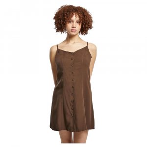 Короткое платье Vicose Sleeveless, коричневый Urban Classics