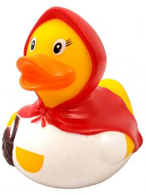 Уточка Красная шапочка Funny ducks. Цвет: желтый