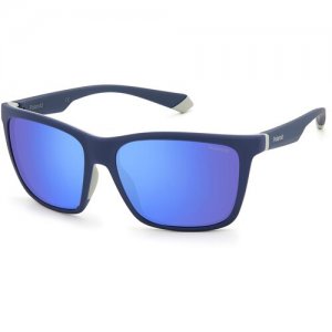 Солнцезащитные очки  PLD 2126/S XW0 5X 5X, синий, серый Polaroid