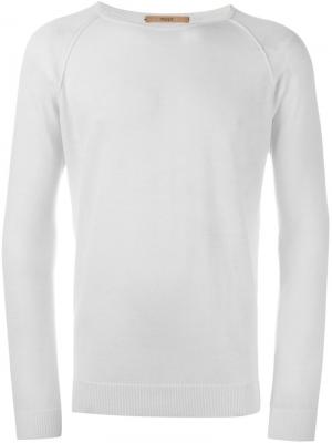 Trim detail sweatshirt Nuur. Цвет: телесный