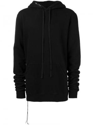 Drawstring hoodie UNRAVEL PROJECT. Цвет: черный