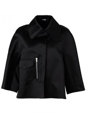 Укороченная куртка Yang Li. Цвет: чёрный