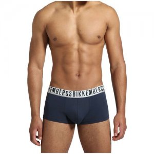 Трусы Essential - 3-Pack Mens Trunk, 3 шт., размер L, синий BIKKEMBERGS. Цвет: синий