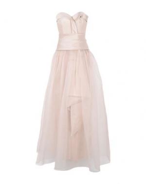 Длинное платье IO COUTURE. Цвет: светло-розовый