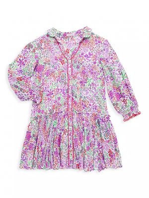 Мини-платье Tesorino для маленьких девочек и , цвет white lavender nature Poupette St Barth
