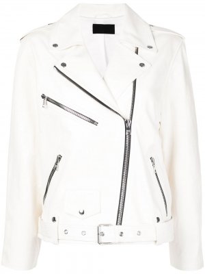 Байкерская куртка RtA. Цвет: белый