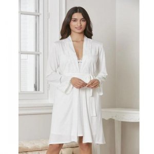 Женская короткая кружевная длинная ночная рубашка из чесаного хлопка, халат, пижамный комплект шести штук 5965 Pierre Cardin