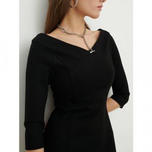 Платье , размер 40, черный VIAVILLE. Цвет: черный