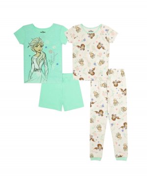 Пижамный комплект с короткими рукавами для девочек Big, 4 предмета Frozen