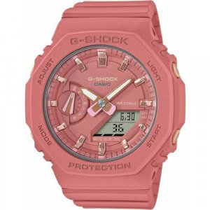 Наручные часы G-Shock GMA-S2100-4A2, розовый, коралловый CASIO. Цвет: розовый/коралловый