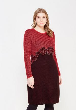 Платье Milana Style. Цвет: бордовый