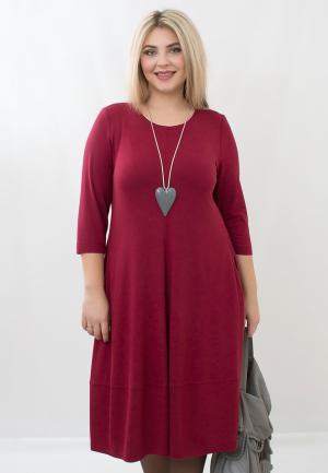 Платье Balsako Каприз. Цвет: бордовый