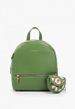 Рюкзак и кошелек Abricot. Цвет: зеленый