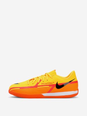 Бутсы для мальчиков Jr Phantom GT2 Academy IC, Оранжевый, размер 35.5 Nike. Цвет: оранжевый
