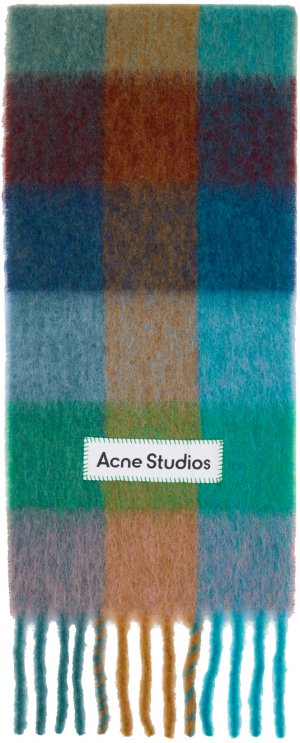 Разноцветный шарф в к Acne Studios