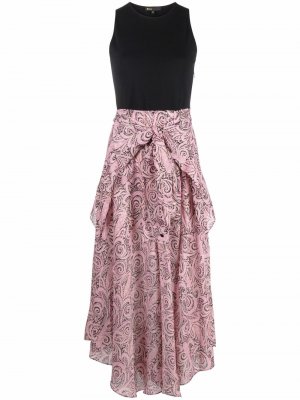 Rapripollo paisley-print tie-waist dress Maje. Цвет: розовый