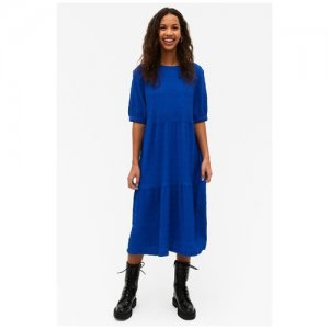 Платье MONKI, размер XXL, голубой Monki. Цвет: голубой