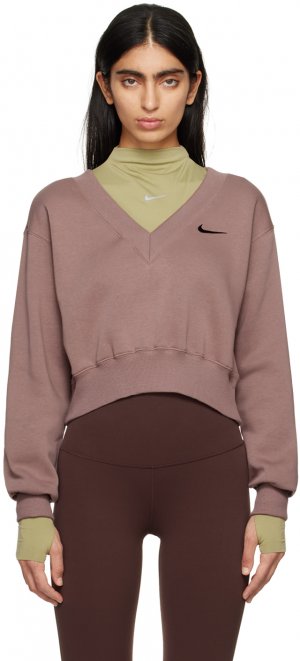 Пурпурный укороченный свитшот Nike