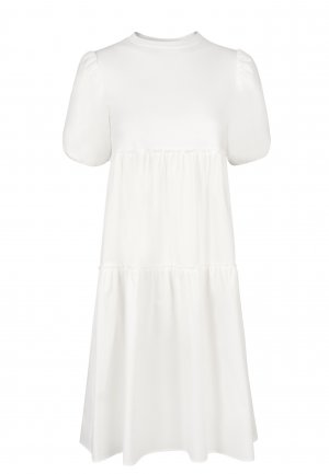 Платье CAPPELLINI BY PESERICO. Цвет: белый