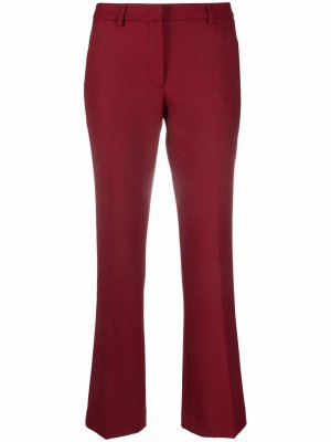 Укороченные брюки строгого кроя Pt01. Цвет: красный
