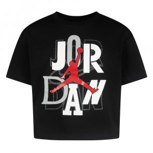 Подростковая футболка Outside Lines Tee Jordan. Цвет: черный