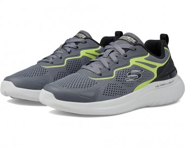 Кроссовки SKECHERS Bounder 2.0 Andal, цвет Charcoal/Lime