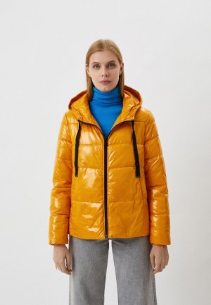 Куртка утепленная Trussardi. Цвет: оранжевый