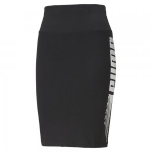 Юбка Essentials Graphic Womens Skirt PUMA. Цвет: черный