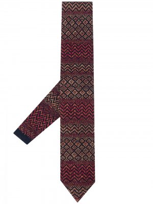 Трикотажный галстук Missoni. Цвет: красный