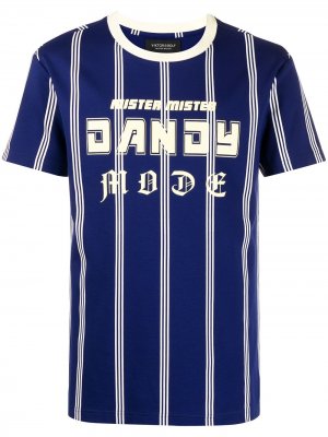 Футболка Dandy Mode в полоску Viktor & Rolf. Цвет: синий