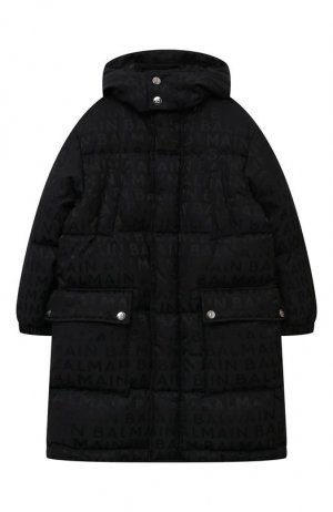Утепленная куртка Balmain. Цвет: чёрный