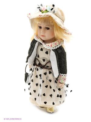 Кукла фарфор Мэдди 12 дюймов Angel Collection. Цвет: белый, серый