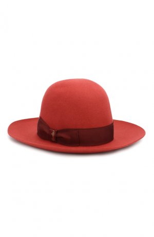 Фетровая шляпа Borsalino. Цвет: оранжевый