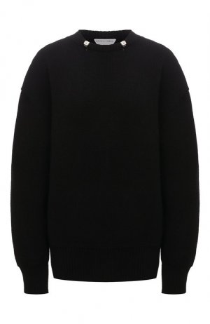 Шерстяной свитер Bottega Veneta. Цвет: чёрный