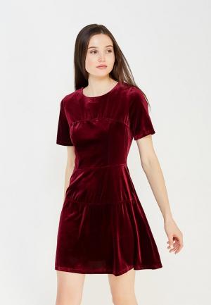 Платье Lucy & Co.. Цвет: бордовый