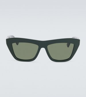 Солнцезащитные очки «кошачий глаз» , зеленый Bottega Veneta