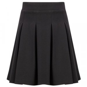 Школьная юбка , размер 134, черный Stylish Amadeo. Цвет: черный