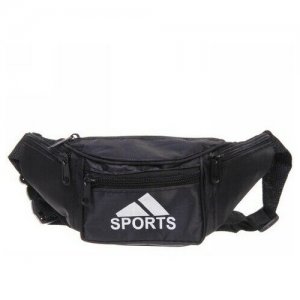 Сумка на пояс Ультрамарин - Sports Style, цвет черный, 4 кармана, 29*13*7см Восток. Цвет: синий/черный