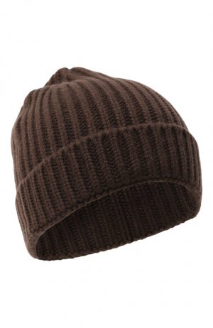 Кашемировая шапка FTC. Цвет: коричневый