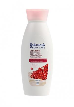 Лосьон для тела Johnson & Johnsons Body Care VITA-RICH Преображающий  с экстрактом цветка граната c ароматом граната, 250 мл
