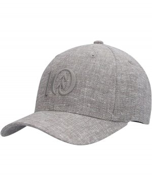 Мужская серая гибкая шляпа с логотипом и тепленым рисунком - DNU tentree