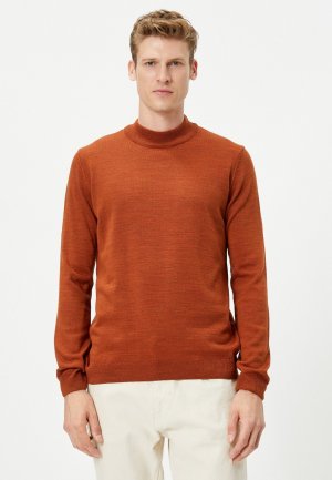 Вязаный свитер HALF TURTLENECK , цвет brown Koton