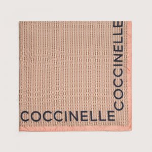 Шелковый платок MONOGRAM LOGO, коричневый Coccinelle